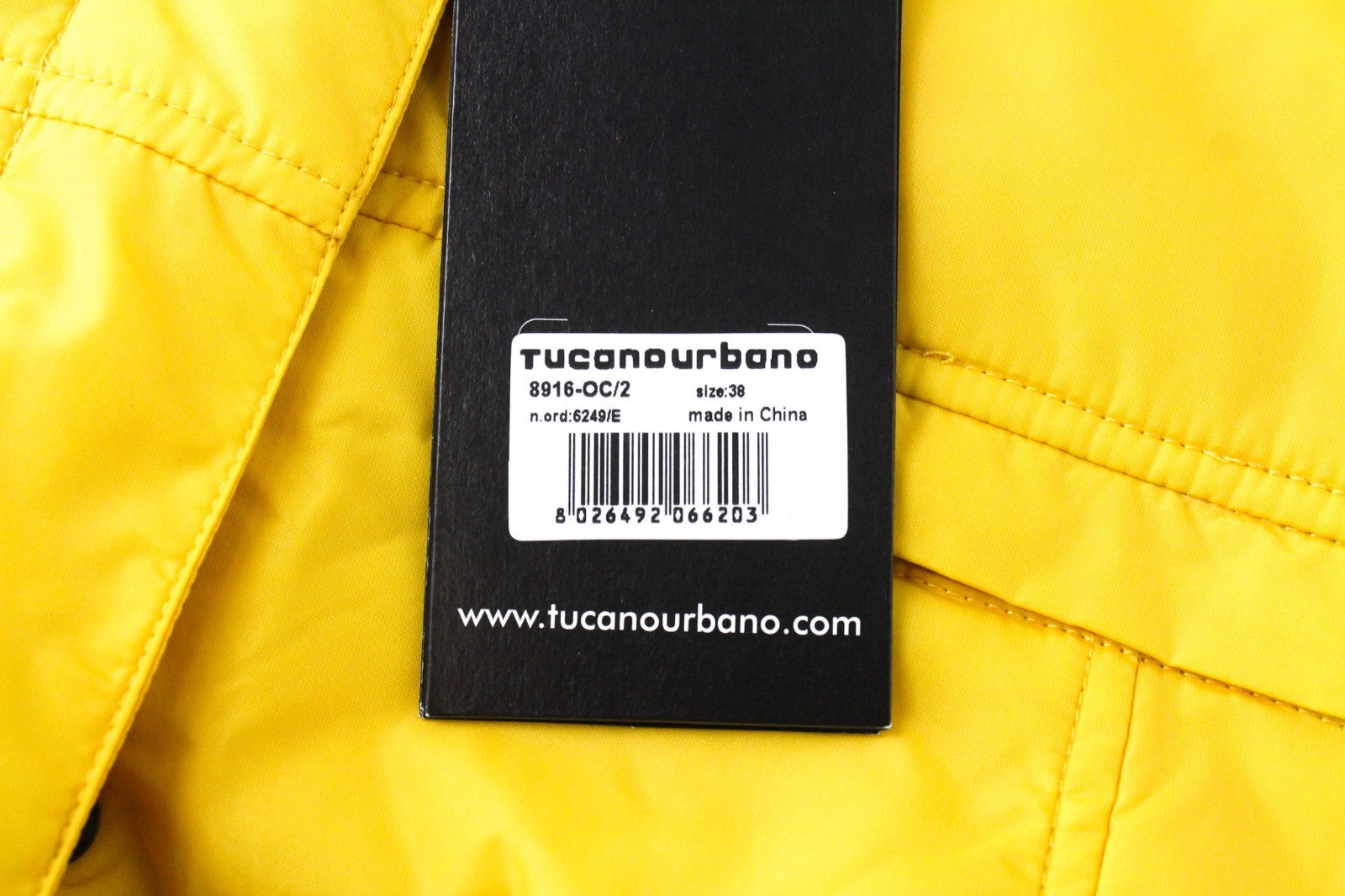 TUCANO URBANO Mercoledi Women Jacket XS Yellow Water-Repellent Windproof Moto