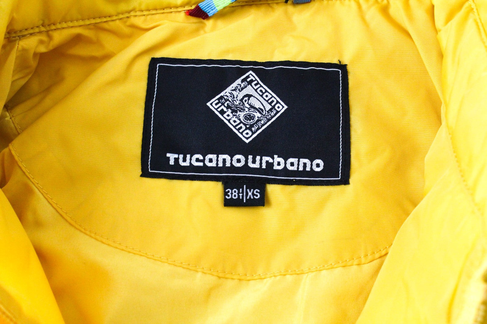 TUCANO URBANO Mercoledi Women Jacket XS Yellow Water-Repellent Windproof Moto