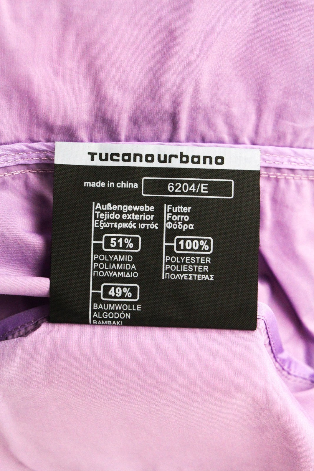 TUCANO URBANO Demetra Women Jacket XS Purple Cotton Blend Lightweight Moto
