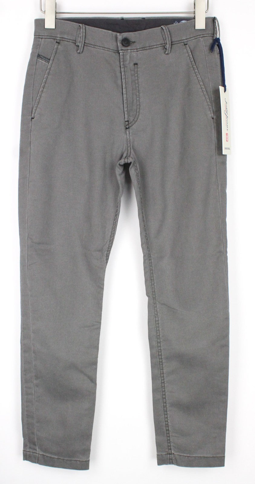 DIESEL Slim-Chino-M-NE 0685E Men Jeans W28 Sweat Jogg Slim Grey Cotton Stretch