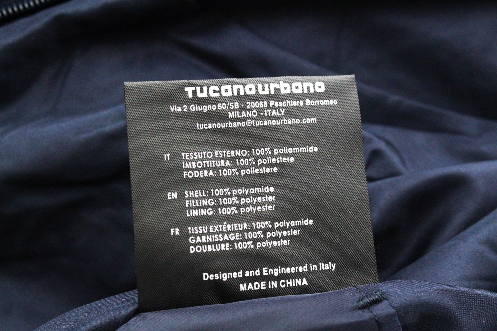 TUCANO URBANO Mercoledi Women Jacket 3XS Blue Thermal Padded Moto Windproof