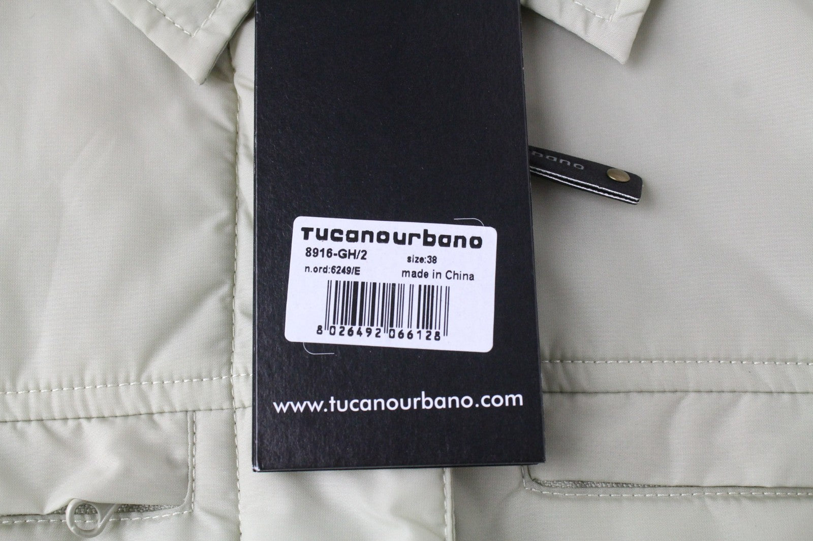 TUCANO URBANO Mercoledi Women Jacket XS Beige Thermal Padding Moto Windproof