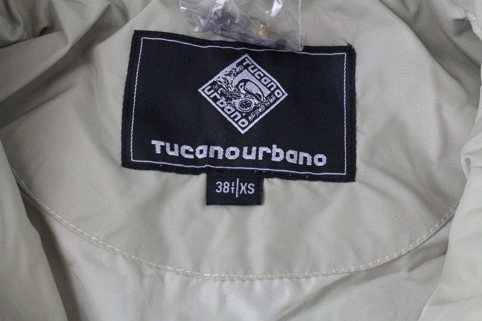 TUCANO URBANO Mercoledi Women Jacket XS Beige Thermal Padding Moto Windproof