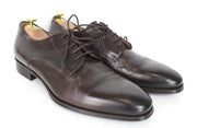 SUITSUPPLY Men Formal Shoes EU44.5 Brown Genuine Leather Laced Low-Top Classic