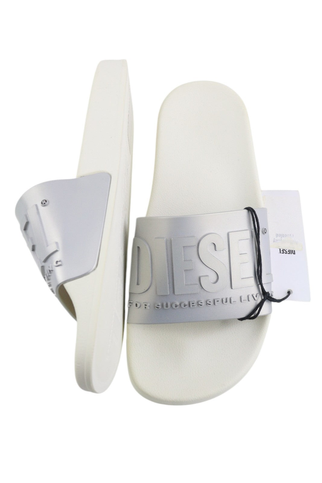DIESEL Sa-Mayemi Womens Sandals EU39 Light Beach Slippers Open Toe Slide RRP€80