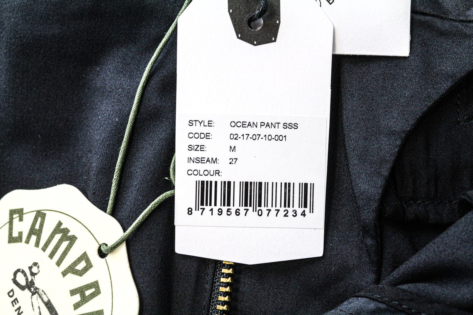 DENHAM Ocean Women's Dark Blue Chino Pants M Slim Carrot Fit Stretch