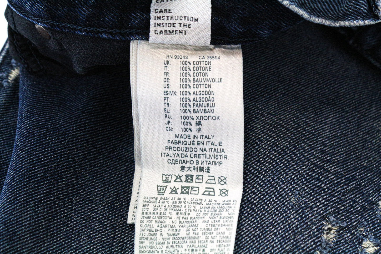 DIESEL Mharky 0870B Men's Jeans W32/L30 Blue Cotton Slim-Skinny Washed