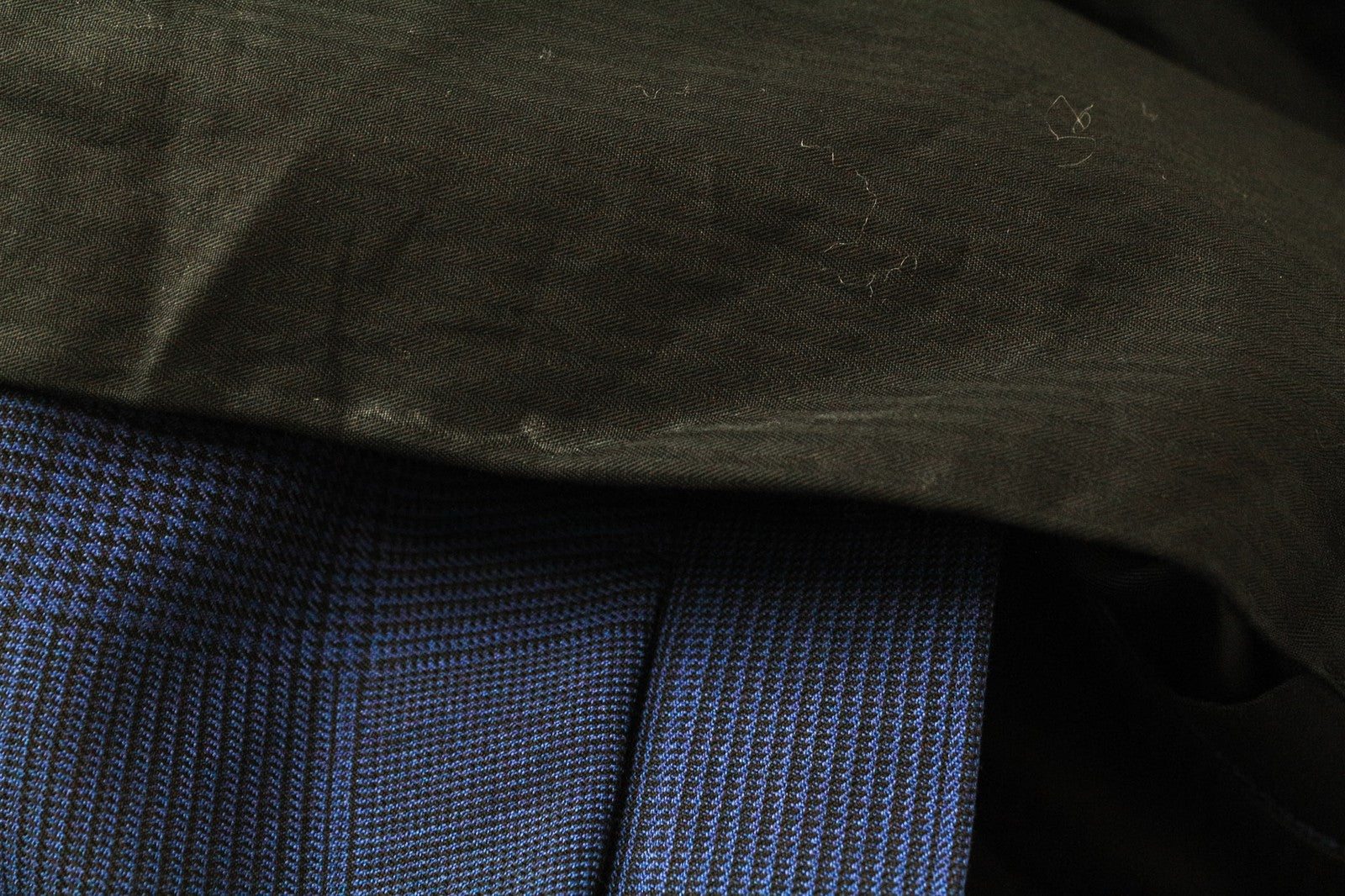 SUITSUPPLY La Spalla Men's Suit UK42R Blue Wool 2Pc Checked Classic