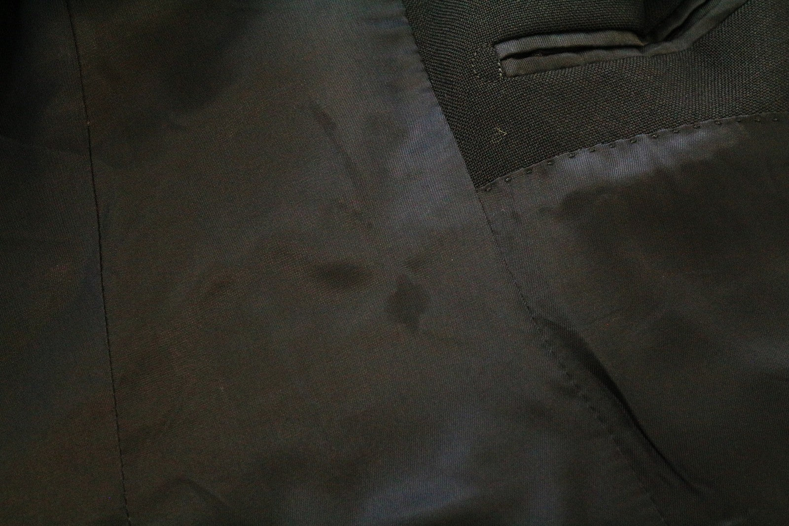 SUITSUPPLY Cameron Women's UK8R Blue Mohair Wool Blazer Double-Breasted Peak