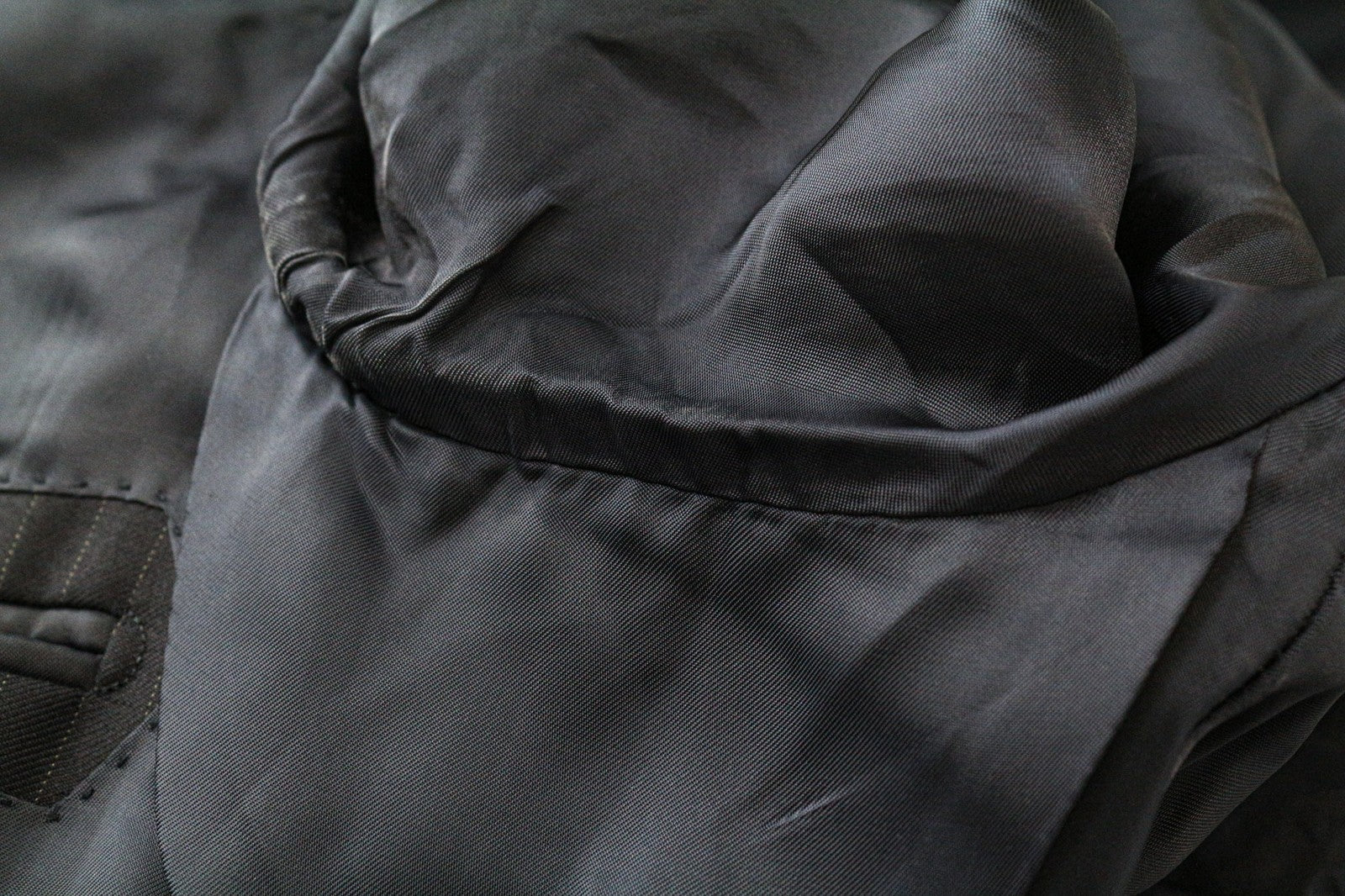 SUITSUPPLY La Spalla Men's UK36L Navy Blue Wool Stripe Blazer Patterned