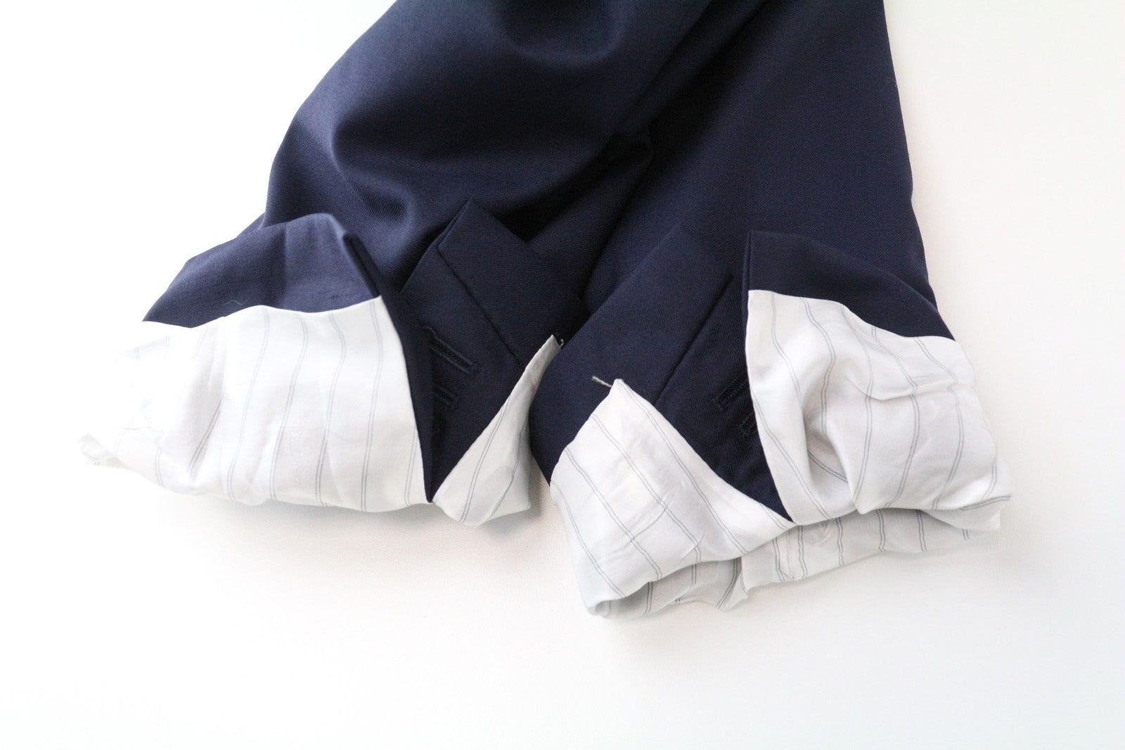 SUITSUPPLY Lazio Men's Blazer 28 Blue Wool Tuxedo Lined Single-Breasted