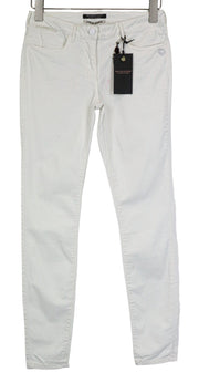 MAISON SCOTCH Women's Pants W27/L30 White Skinny 5-Pocket Zip Style