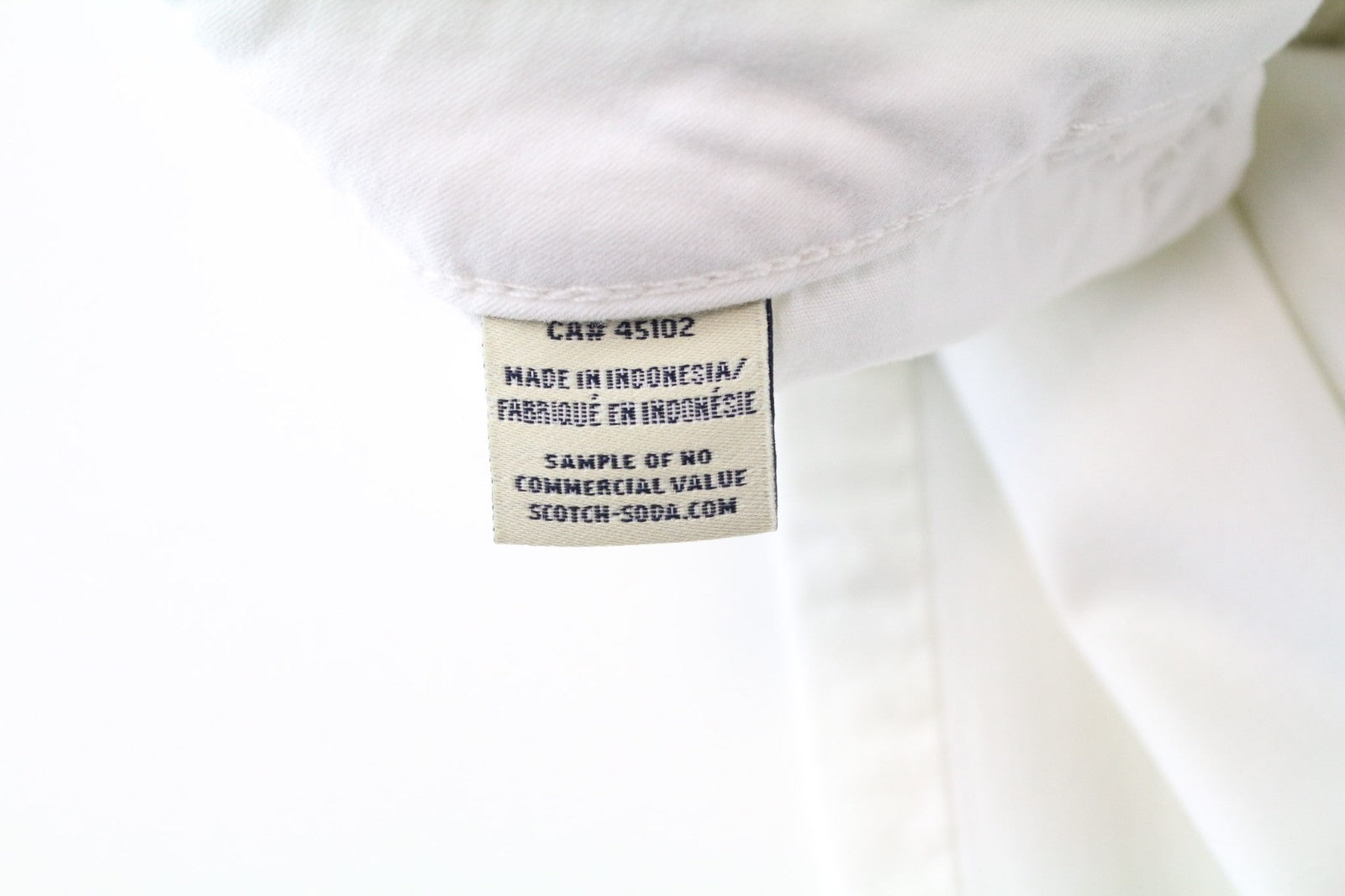 MAISON SCOTCH Women's Pants W27/L30 White Skinny 5-Pocket Zip Style