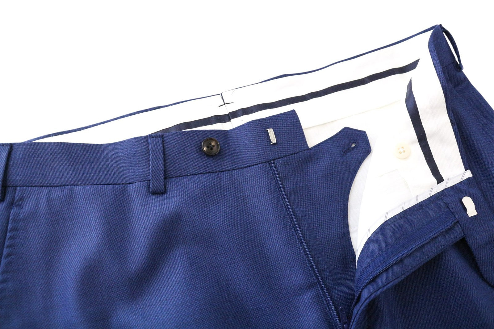 SUITSUPPLY La Spalla Men's Suit UK38R Blue Wool 2Pc Classic Single-Breasted