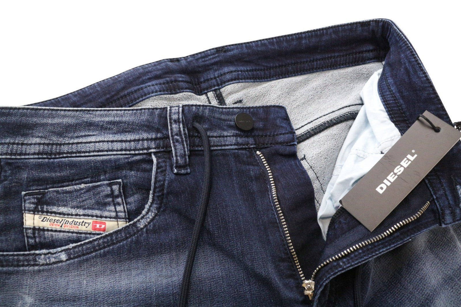 DIESEL Thommer CB-NE 069JF Men's Jeans W28 Jogg Slim Blue Stretch Cotton