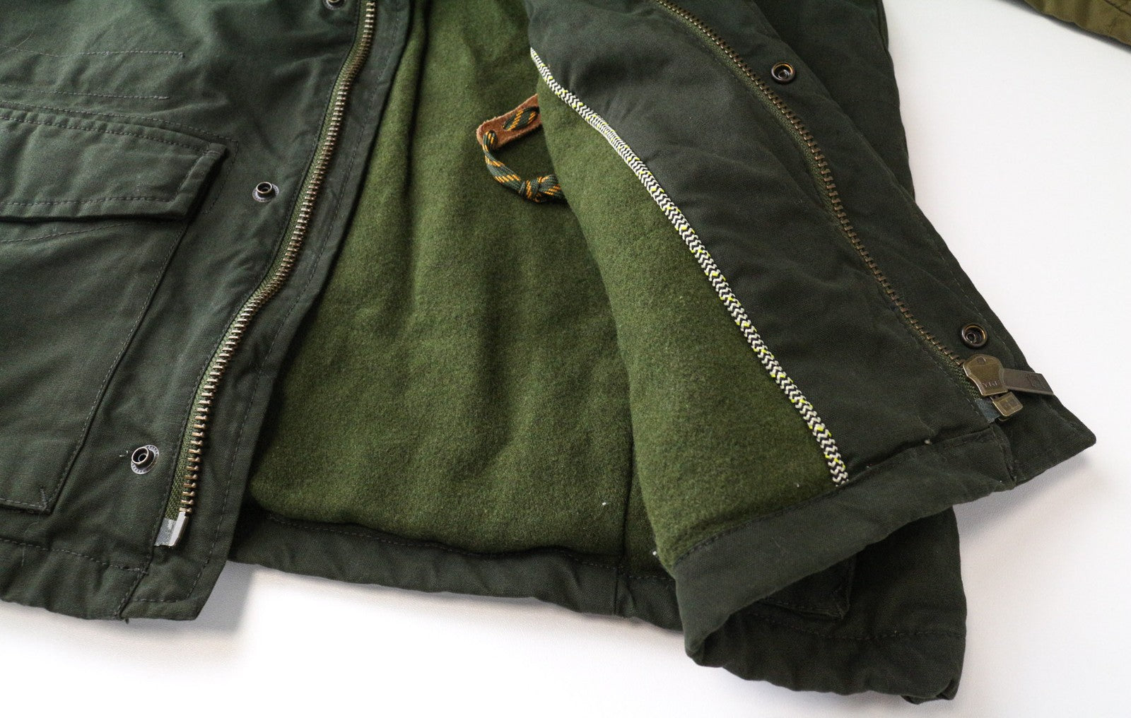 SCOTCH & SODA Ams Couture Men's Jacket M Green Cotton Multi Pocket Zipped