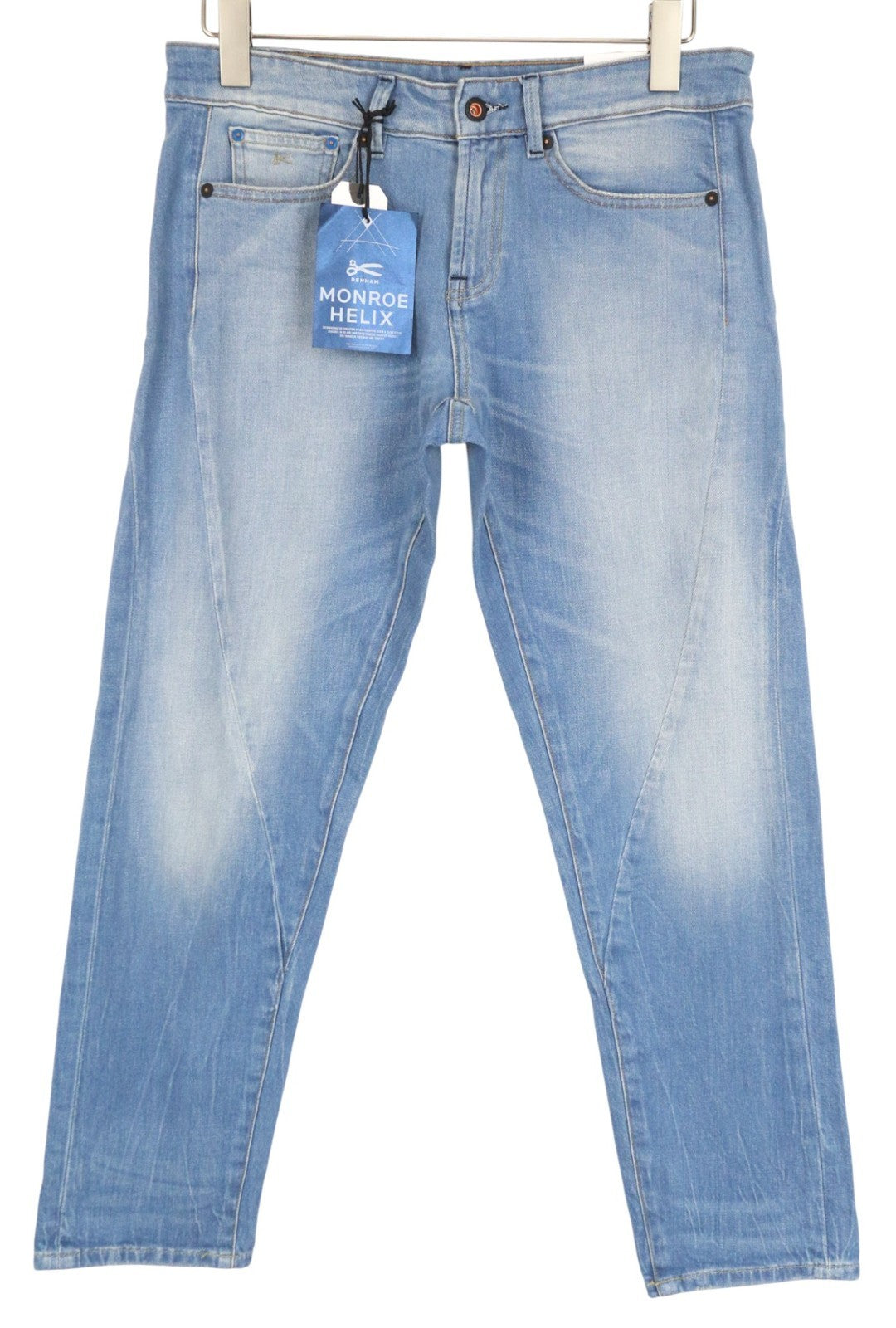 DENHAM Monroe Helix G Women's Jeans W27/L28 Blue Stretch Girlfriend Tapered