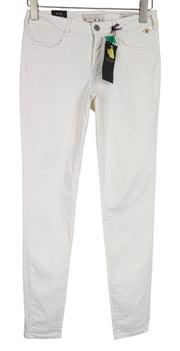 MAISON SCOTCH La Bohemienne Women's Skinny Pants W28/L30 Off-White Mid-Rise
