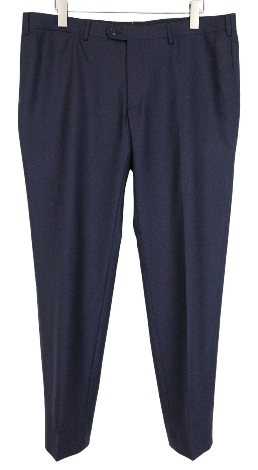 SUITSUPPLY Lazio Men's Pants UK46R Navy Wool Classic Pleated Formal