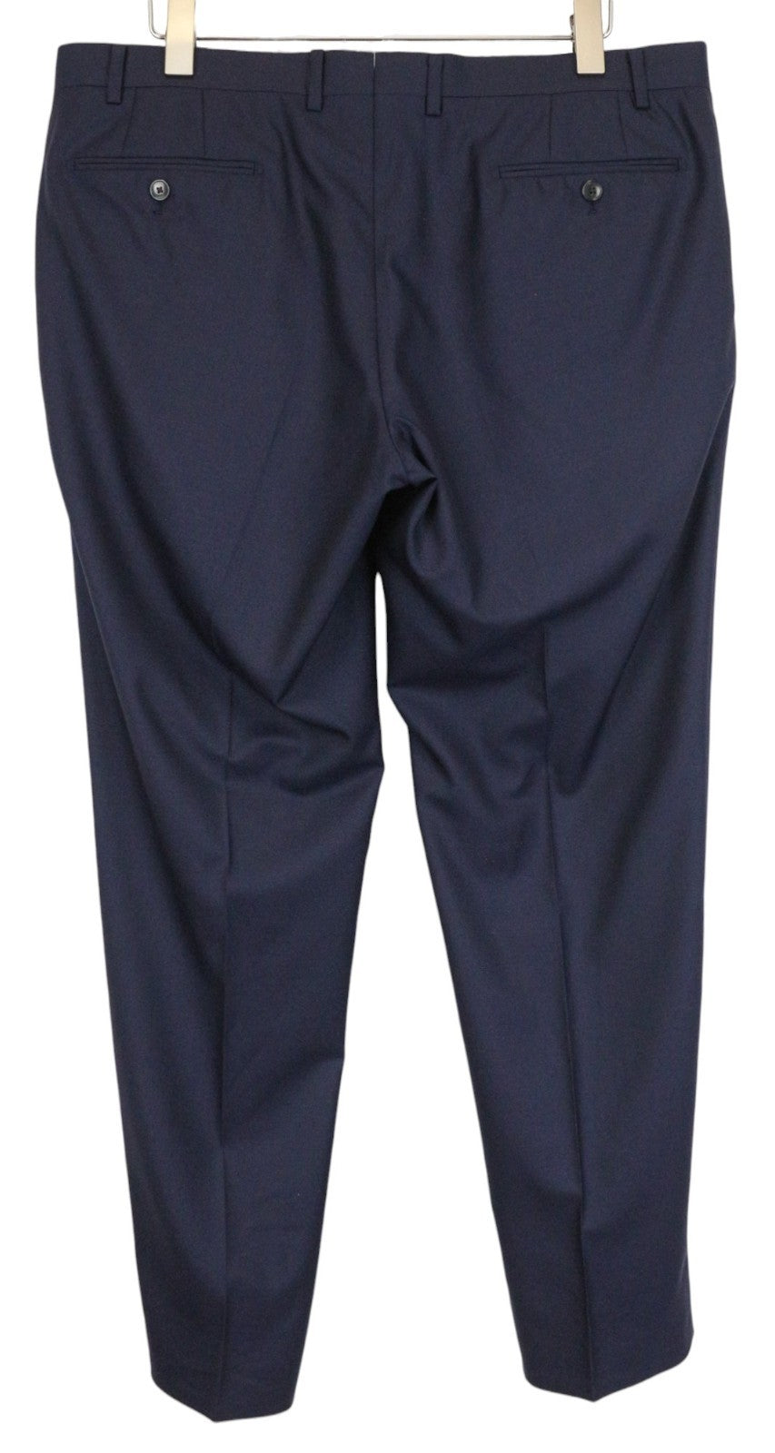 SUITSUPPLY Lazio Men's Pants UK46R Navy Wool Classic Pleated Formal