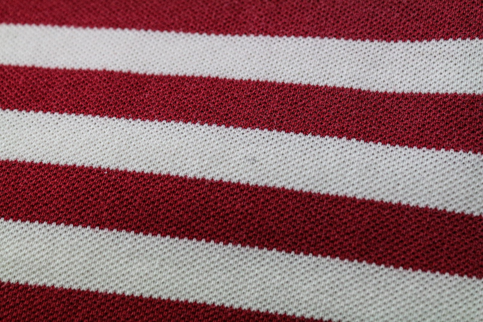 SCOTCH & SODA Ams Couture Men's Polo M Red White Striped Cotton T-Shirt