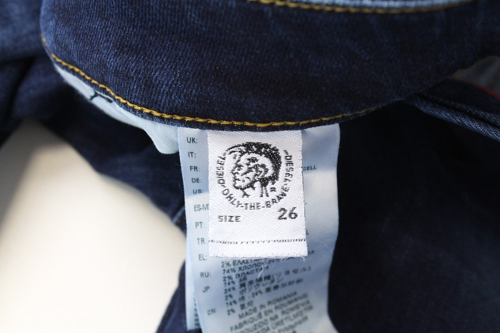 DIESEL D-Bazer 083AT Men Jeans W26/L32 Boys Tapered Fit Blue Cotton Stretch