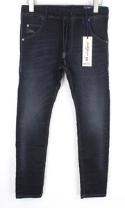 DIESEL Krooley-NE 0686F Men Jeans W26 Boys Sweat Jogg Slim Blue Cotton Stretch