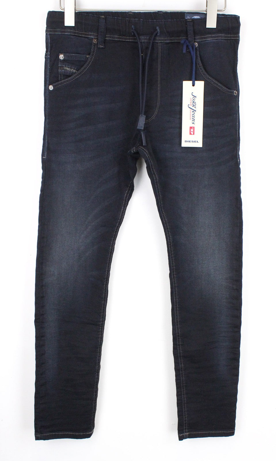 DIESEL Krooley-NE 0686F Men Jeans W26 Boys Sweat Jogg Slim Blue Cotton Stretch