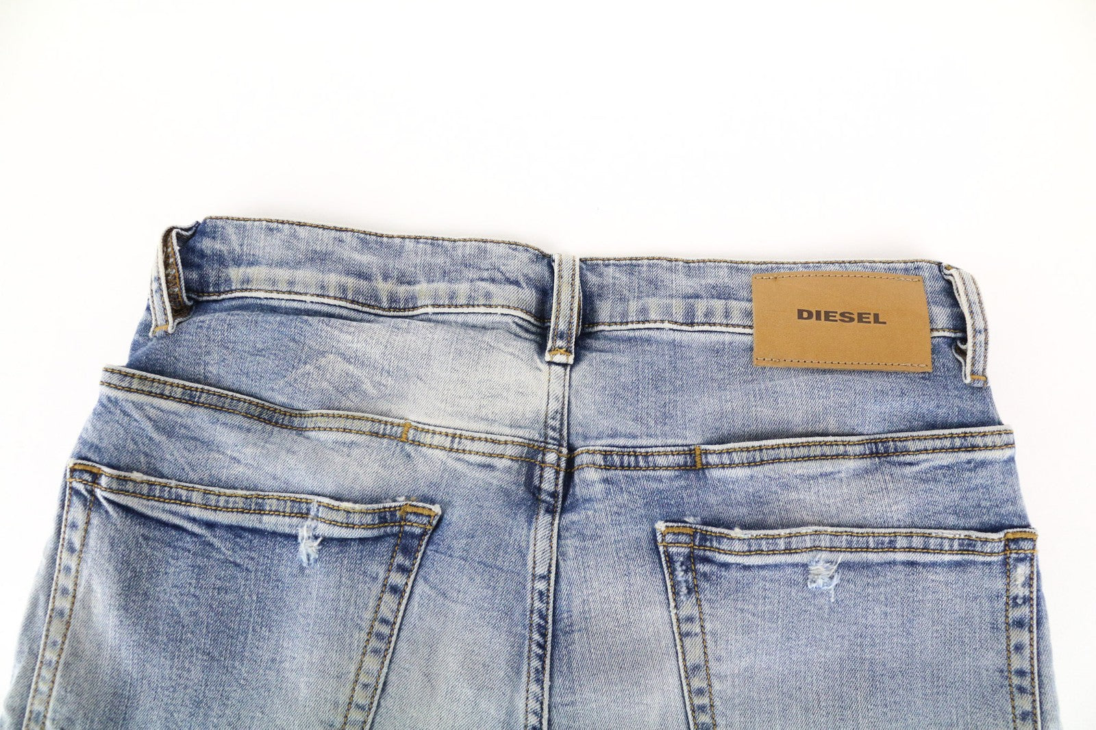 DIESEL D-Eetar 087AV Men Jeans W28/L32 Carrot Tapered Blue Cotton Stretch