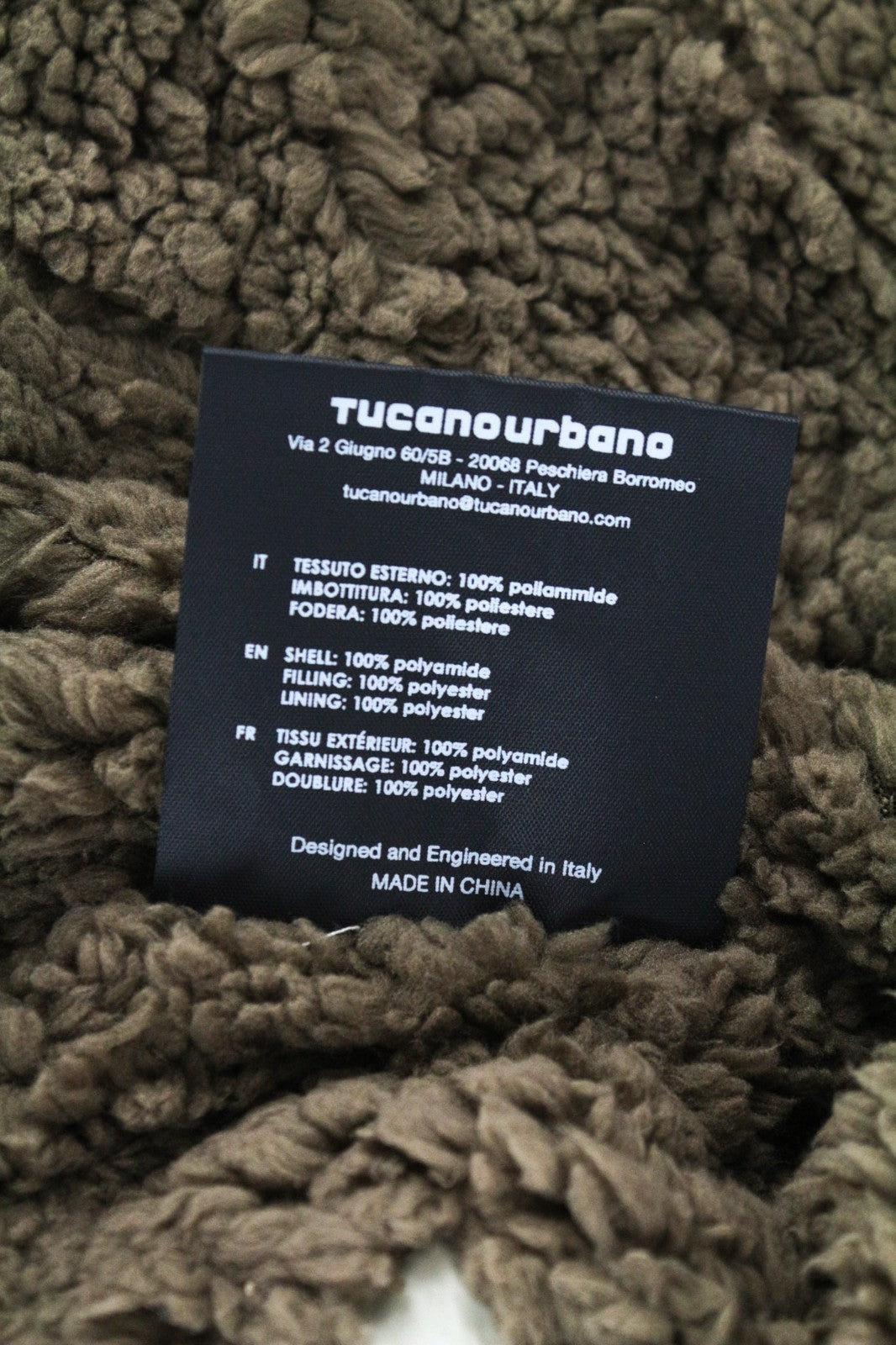 TUCANO URBANO Trudy Women Jacket L Beige Thermal Padded Windbreaker Moto