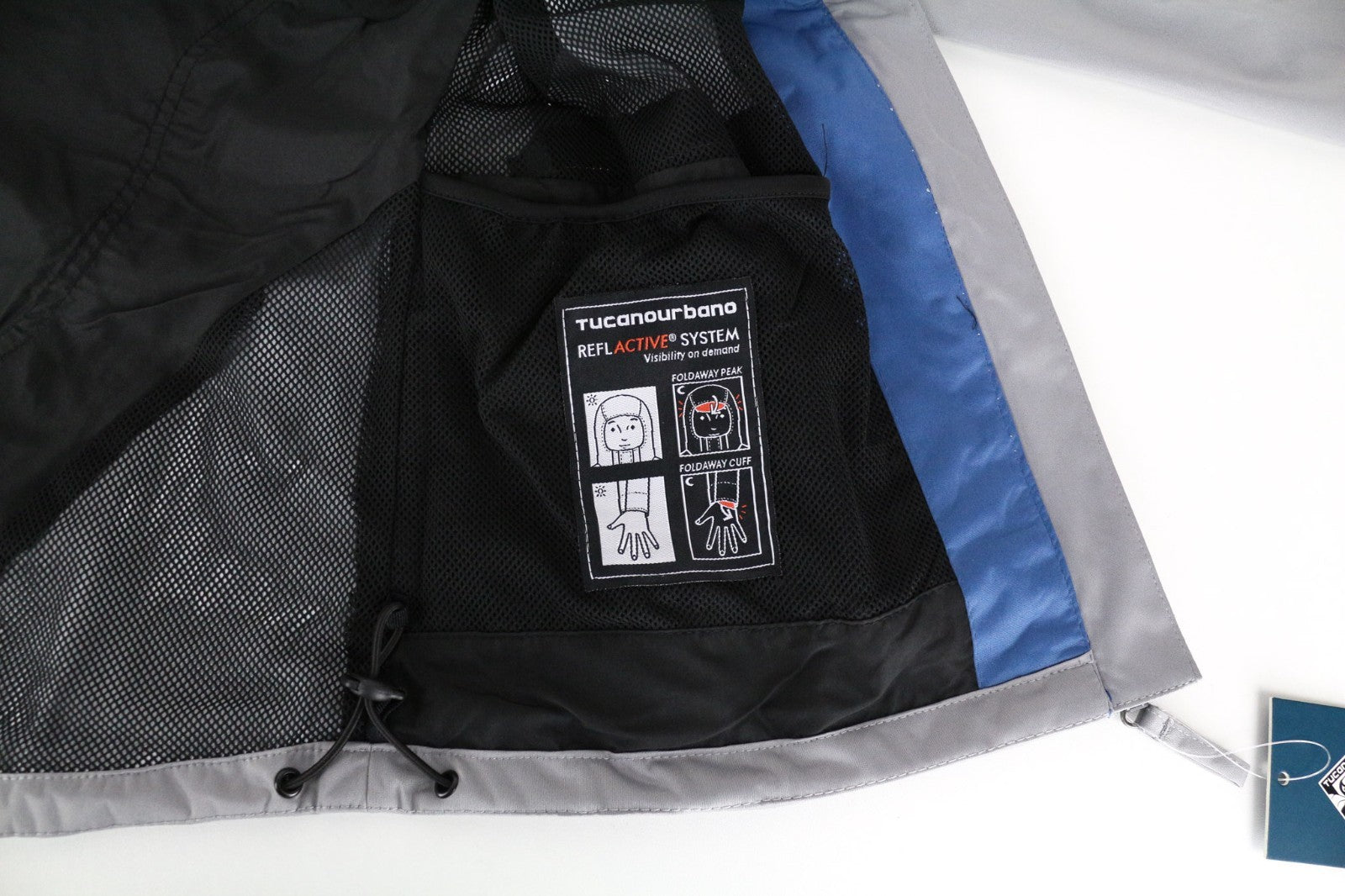 TUCANO URBANO Ire Women Jacket M Grey Waterproof Lined Breathable Hooded