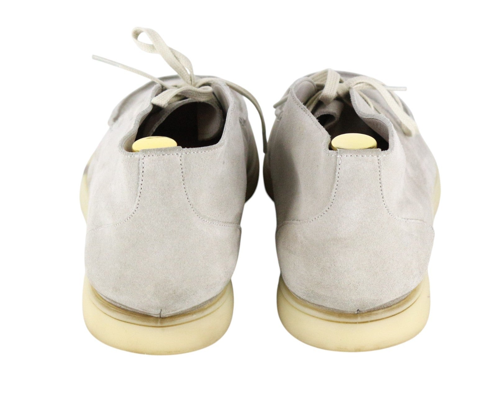SUITSUPPLY Men Formal Shoes EU42 Light Grey Suede High-Top Laced Casual