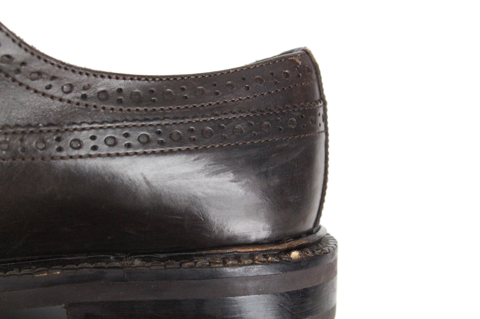 SUITSUPPLY Men Formal Shoes EU40 Dark Brown Double Buckled Leather Classic