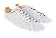SUITSUPPLY Men Trainers EU40 Grey Genuine Leather Laced Casual Sneakers