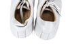 Grey Leather Trainers