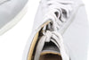 Grey Leather Trainers