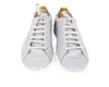 Grey Leather Trainers