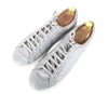 Grey Leather Trainers