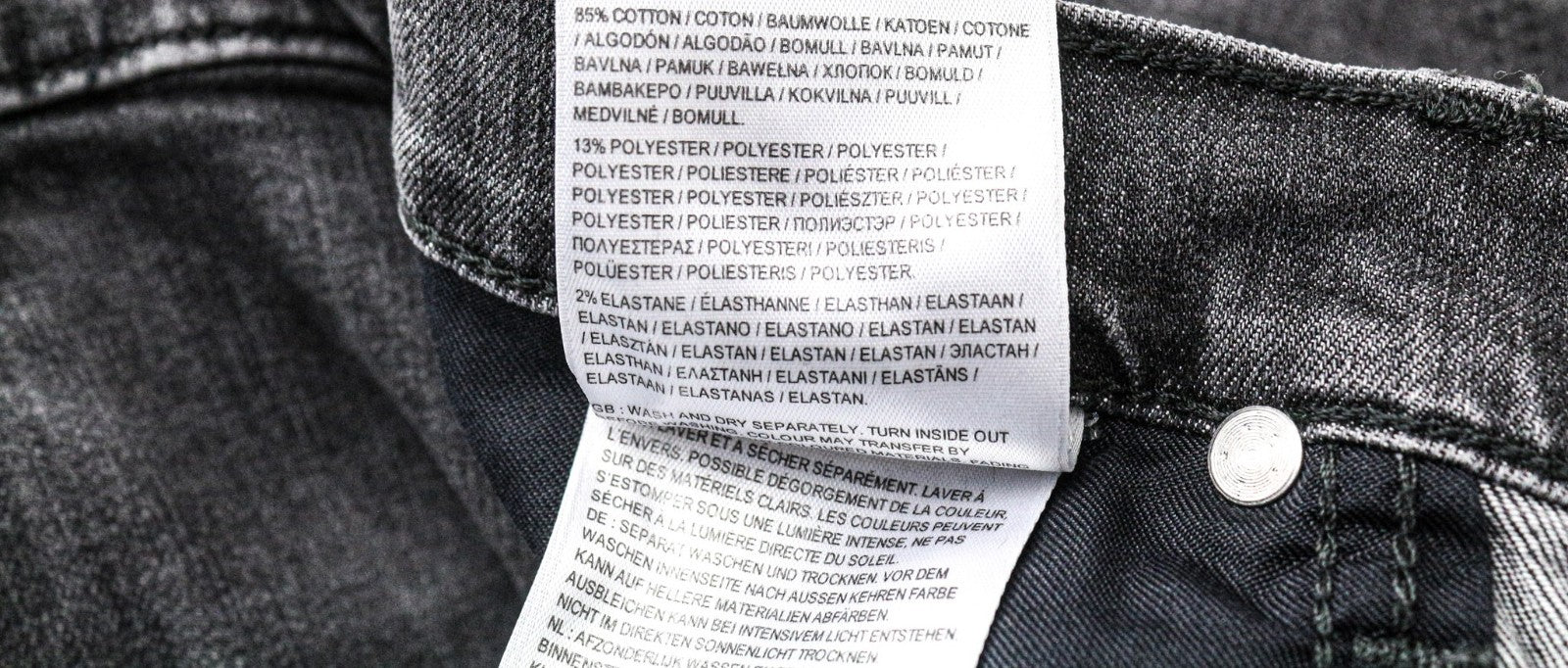 LEE Rider Men Jeans W38/L32 Slim Wash 5-Pocket Grey Cotton Stretch Denim