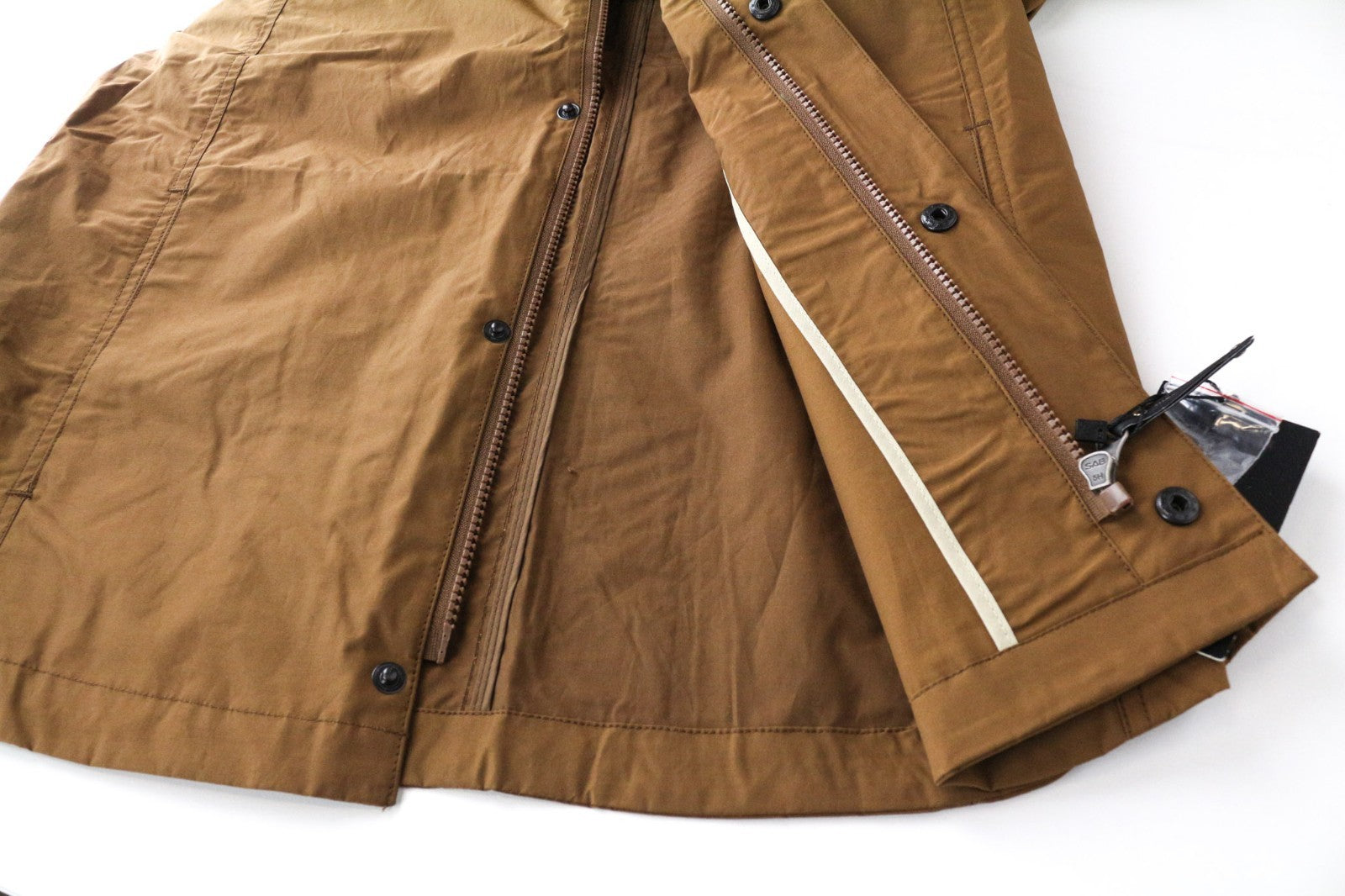 TUCANO URBANO Febo Men Jacket 3XL Brown Cotton Blend Windproof Breathable Zip