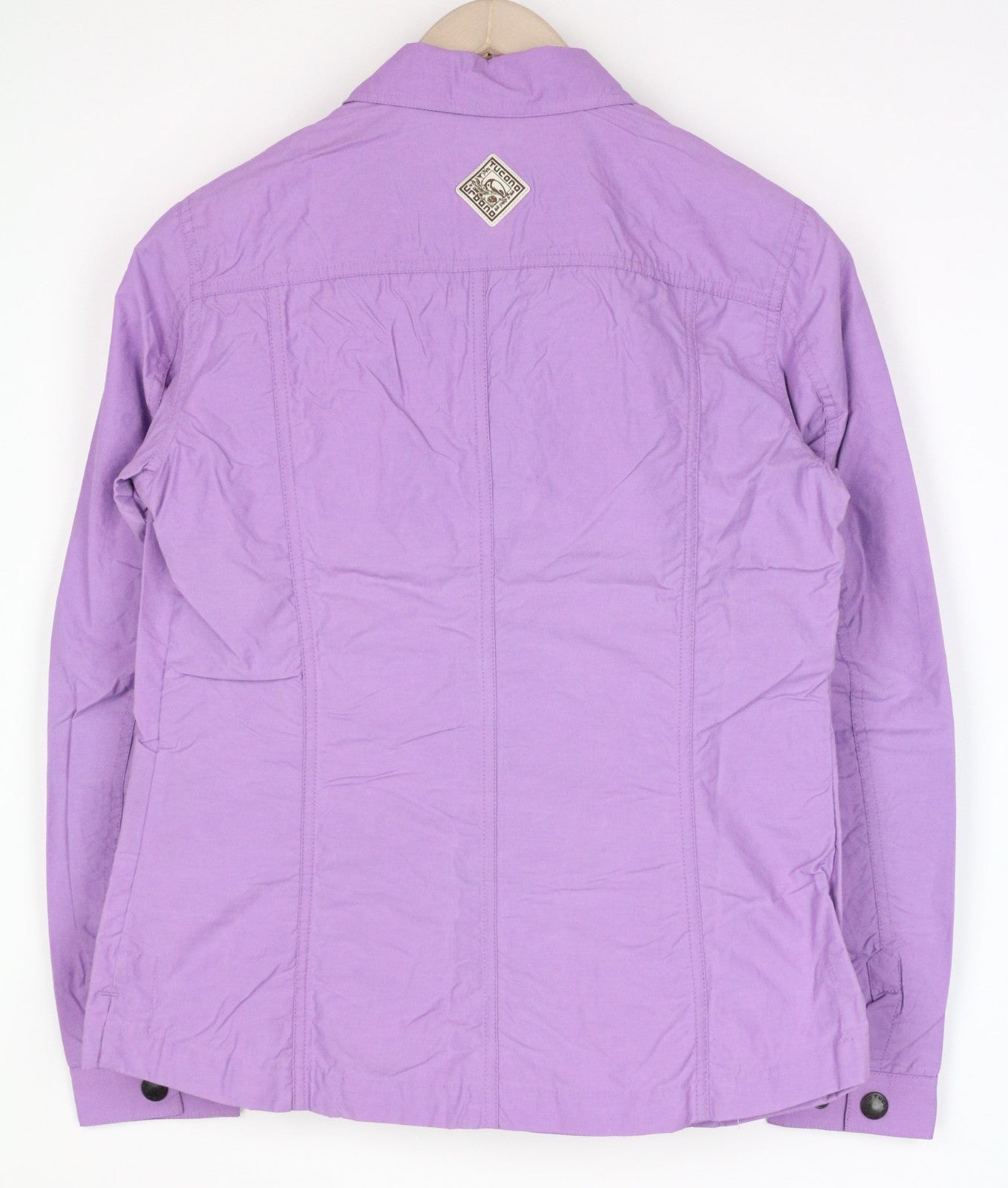 TUCANO URBANO Demetra Women Jacket L Purple Cotton Blend Windproof Long Sleeve