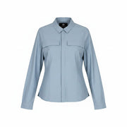 TUCANO URBANO Albertina Women Jacket L Grey Blue Cotton Windbreaker Moto