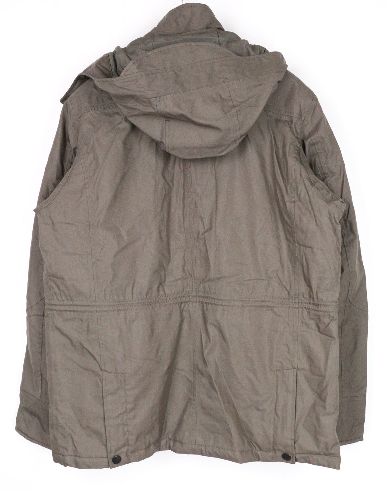 TUCANO URBANO Angus Men Jacket XL Brown Cotton Blend Waterproof Hooded Moto