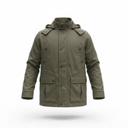 TUCANO URBANO Angus Men Jacket XL Brown Cotton Blend Waterproof Armour Pocket
