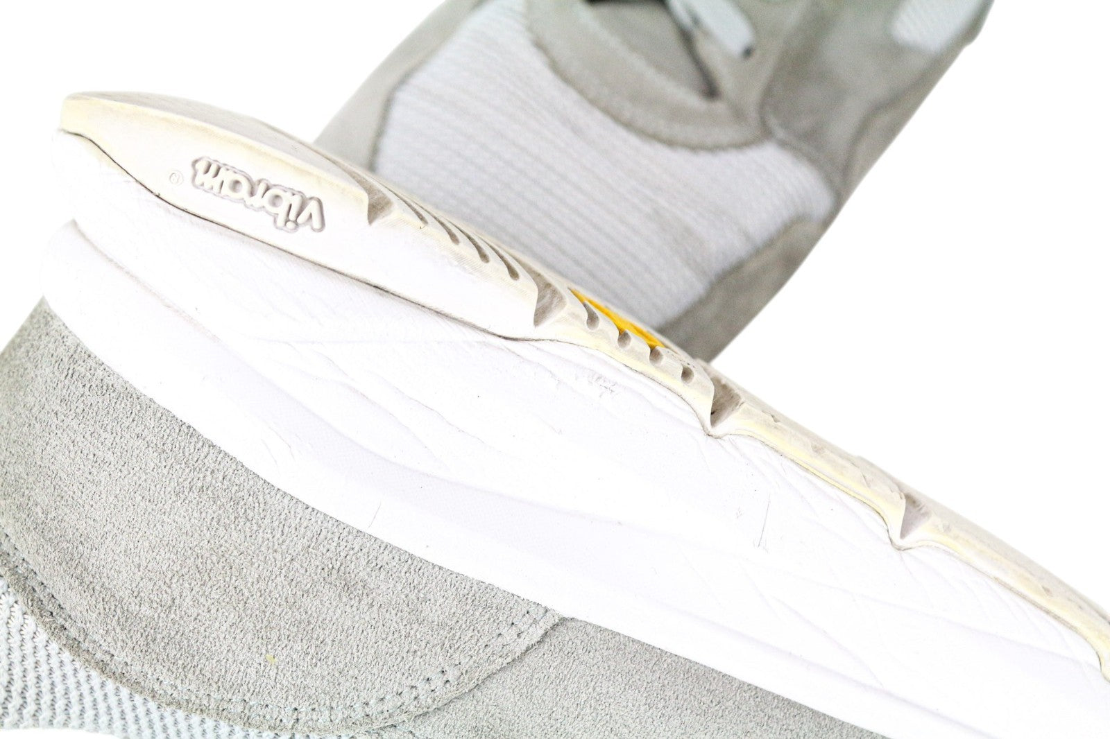 SUITSUPPLY Men Trainers EU42 Grey Textile Suede Low-Top Laced Casual Sneakers
