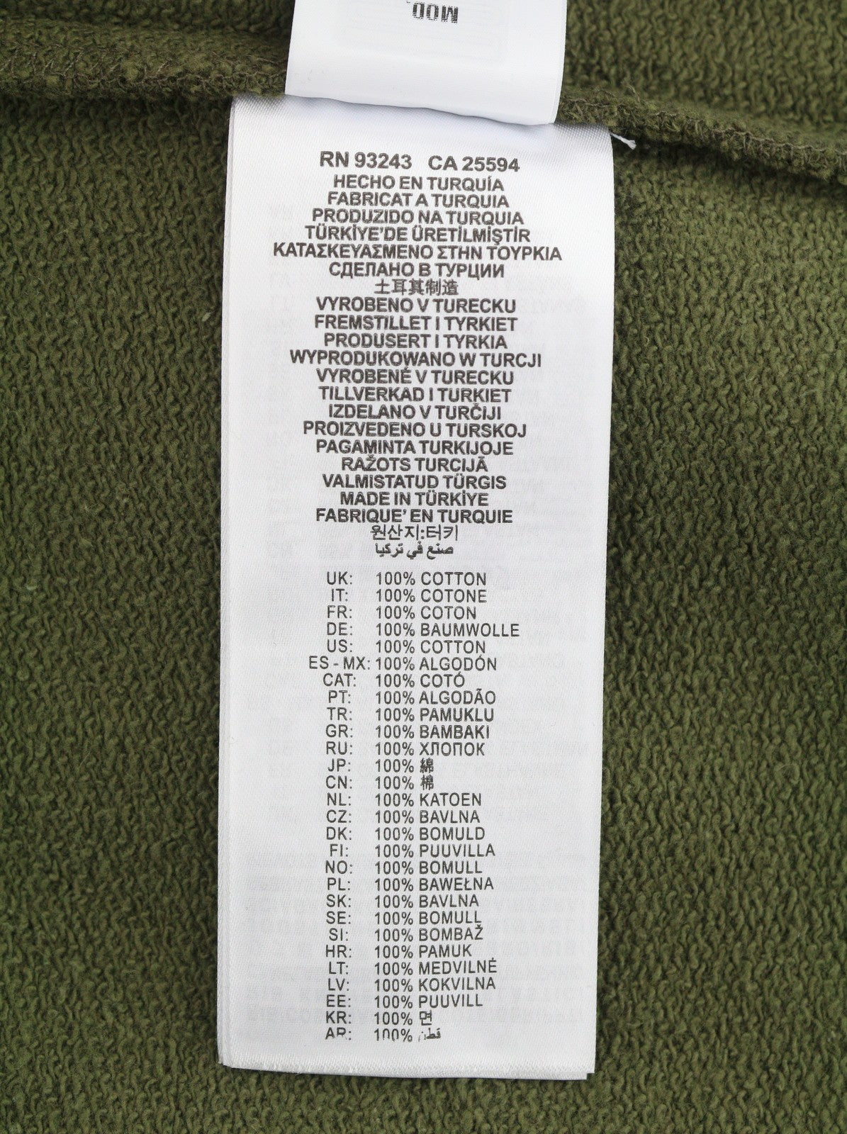 DIESEL S-Macs-Hood-Megoval-D Men Hoodie L Khaki Green Kangaroo Pocket RRP250