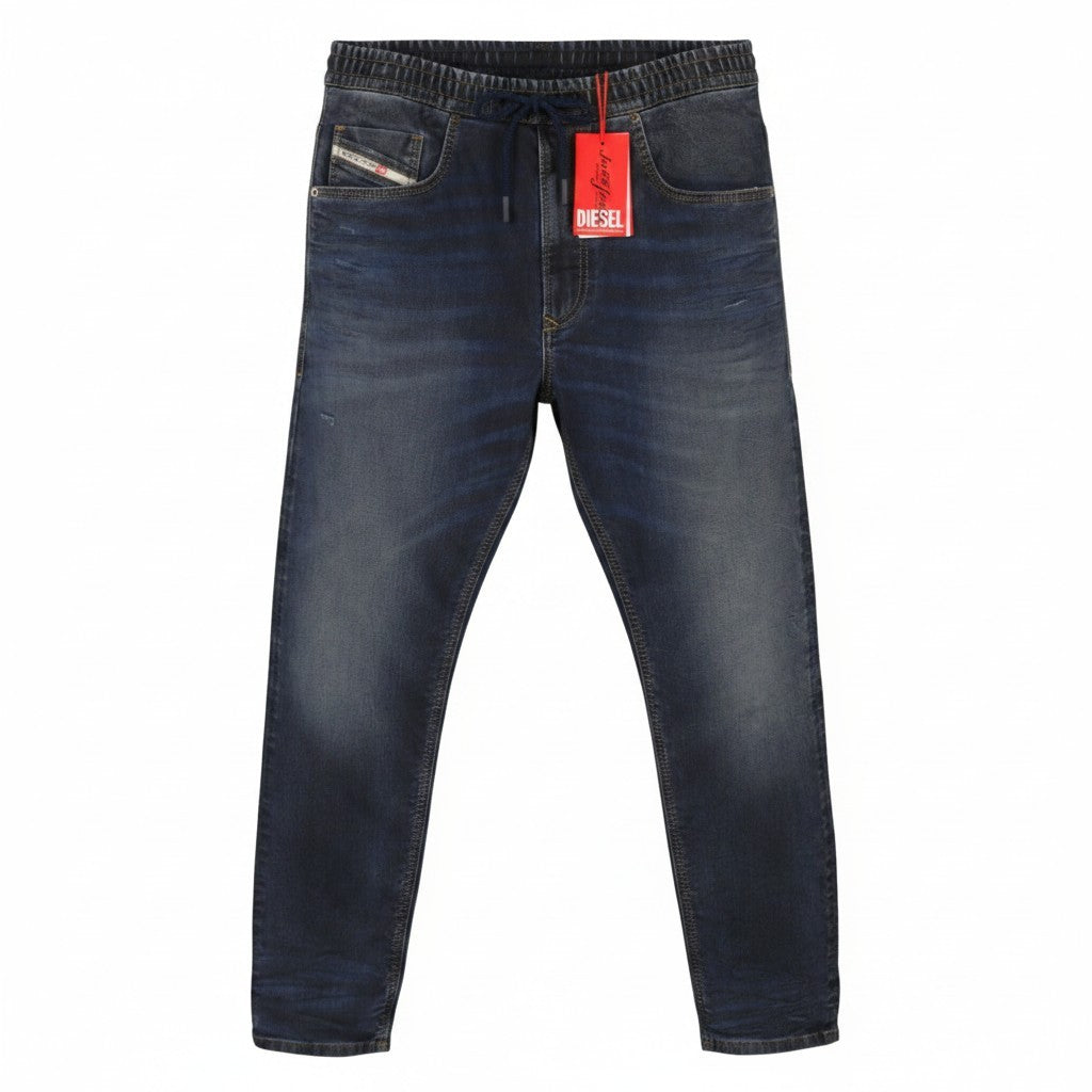 DIESEL 2030 D-Krooley 09I18 Jogg Men Jeans W36 Blue Faded Distress RRP350