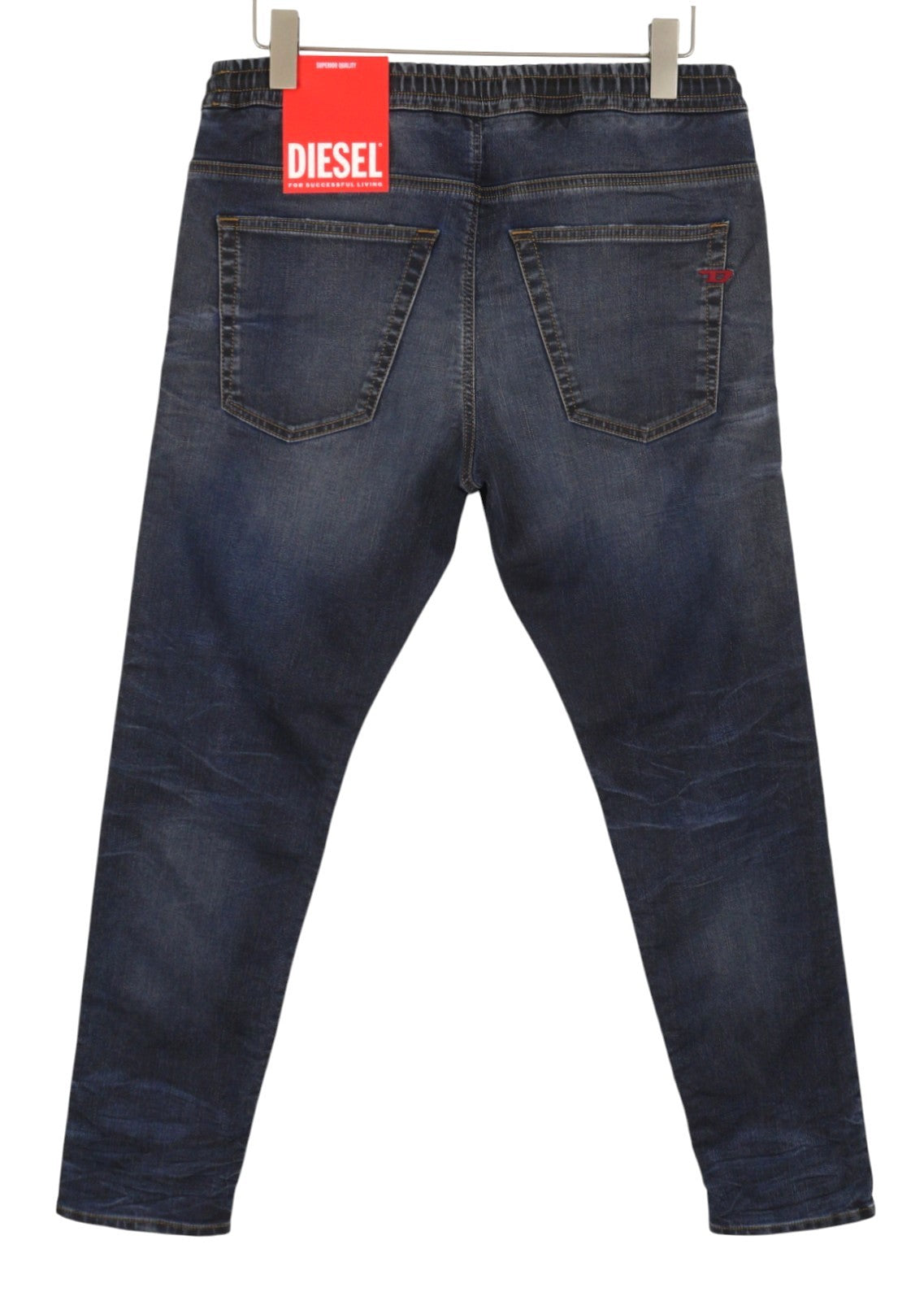 DIESEL 2030 D-Krooley 09I18 Jogg Men Jeans W36 Blue Faded Distress RRP350