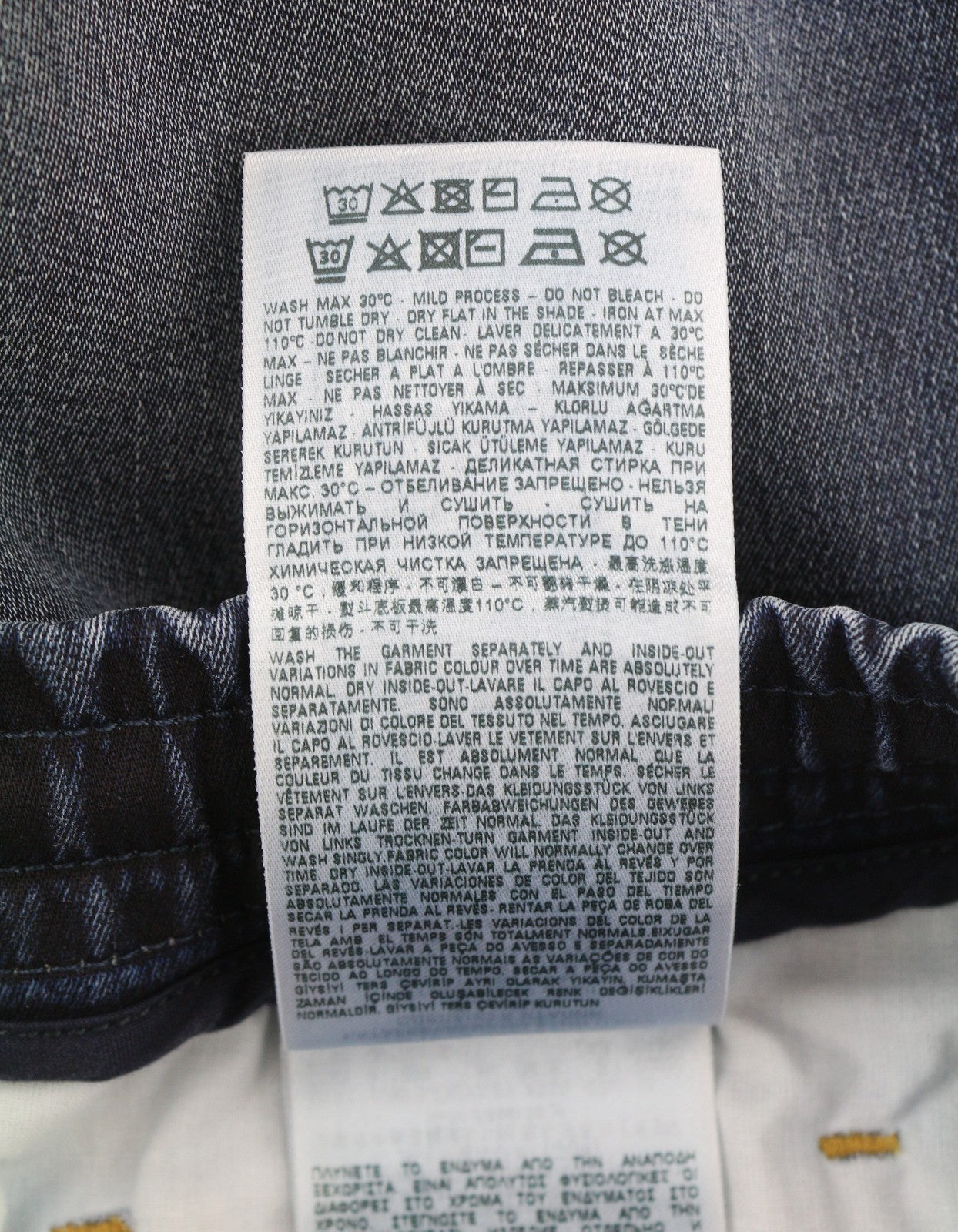 DIESEL 2030 D-Krooley 09I18 Jogg Men Jeans W36 Blue Faded Distress RRP350
