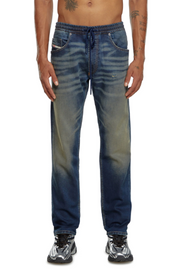 DIESEL 2030 D-Krooley 09J34 Jogg Men Jeans W36 Blue Faded Distress RRP295
